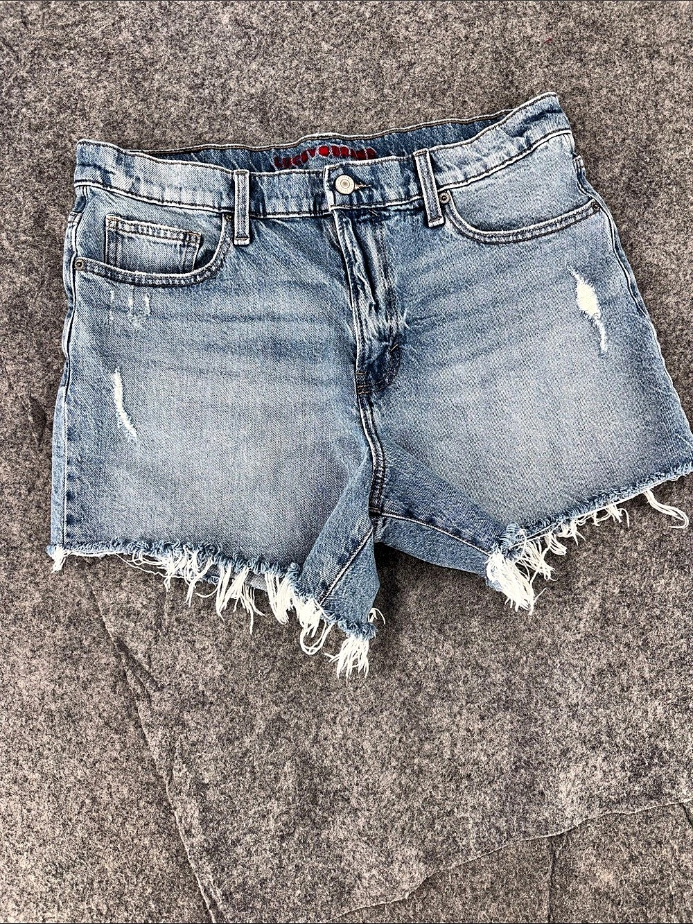 Lucky Brand Shorts 12 / 31 Cutoffs Blue Jean